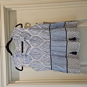 THML Mixed Print Sleeveless Top